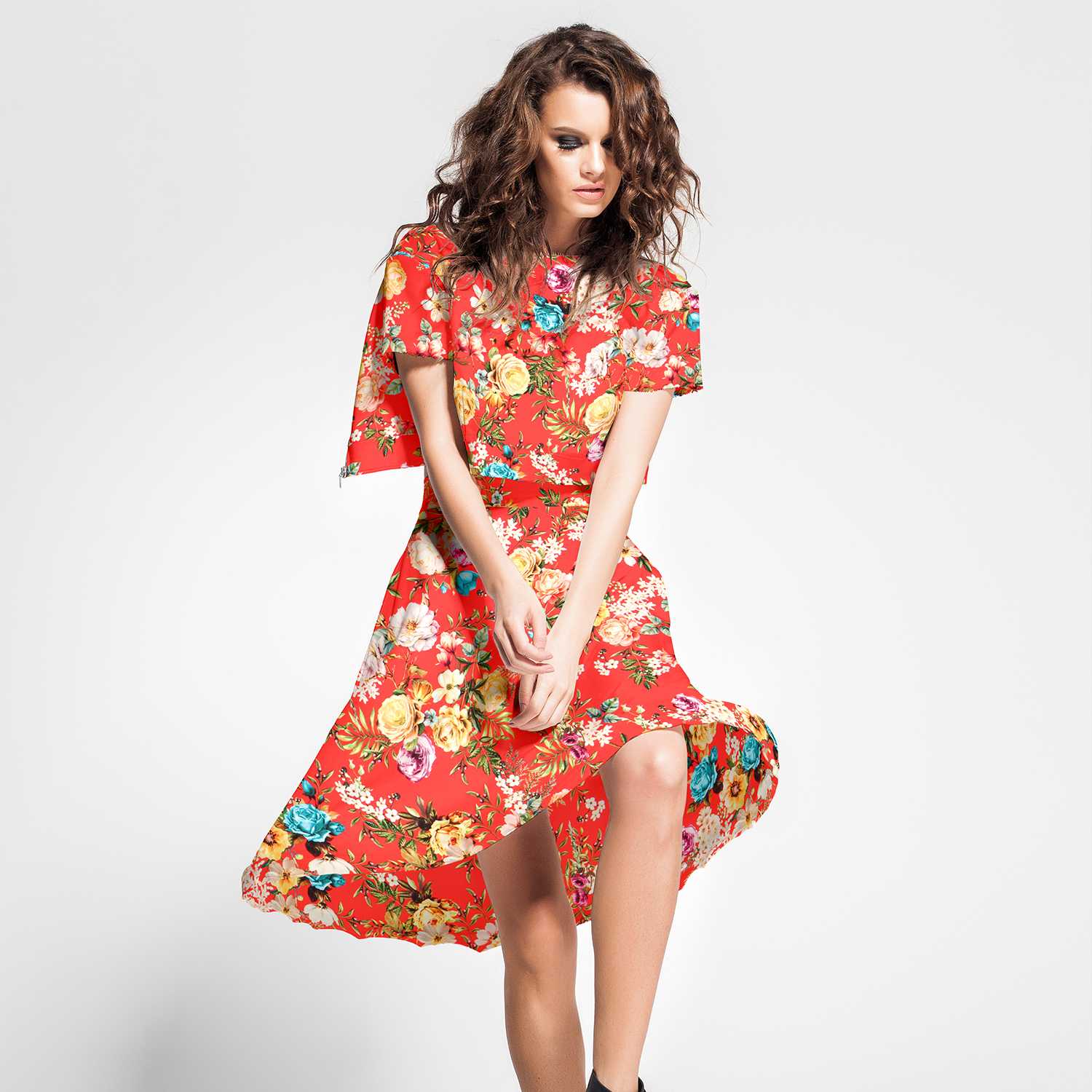 Sarja Elástica Cravos Vermelho - Ribes y Casals