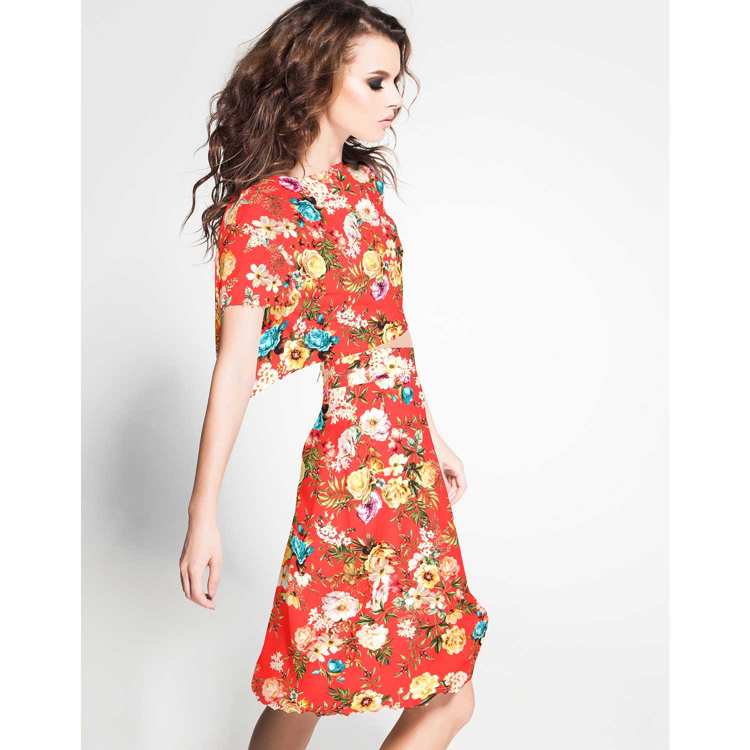 Sarja Elástica Cravos Vermelho - Ribes y Casals