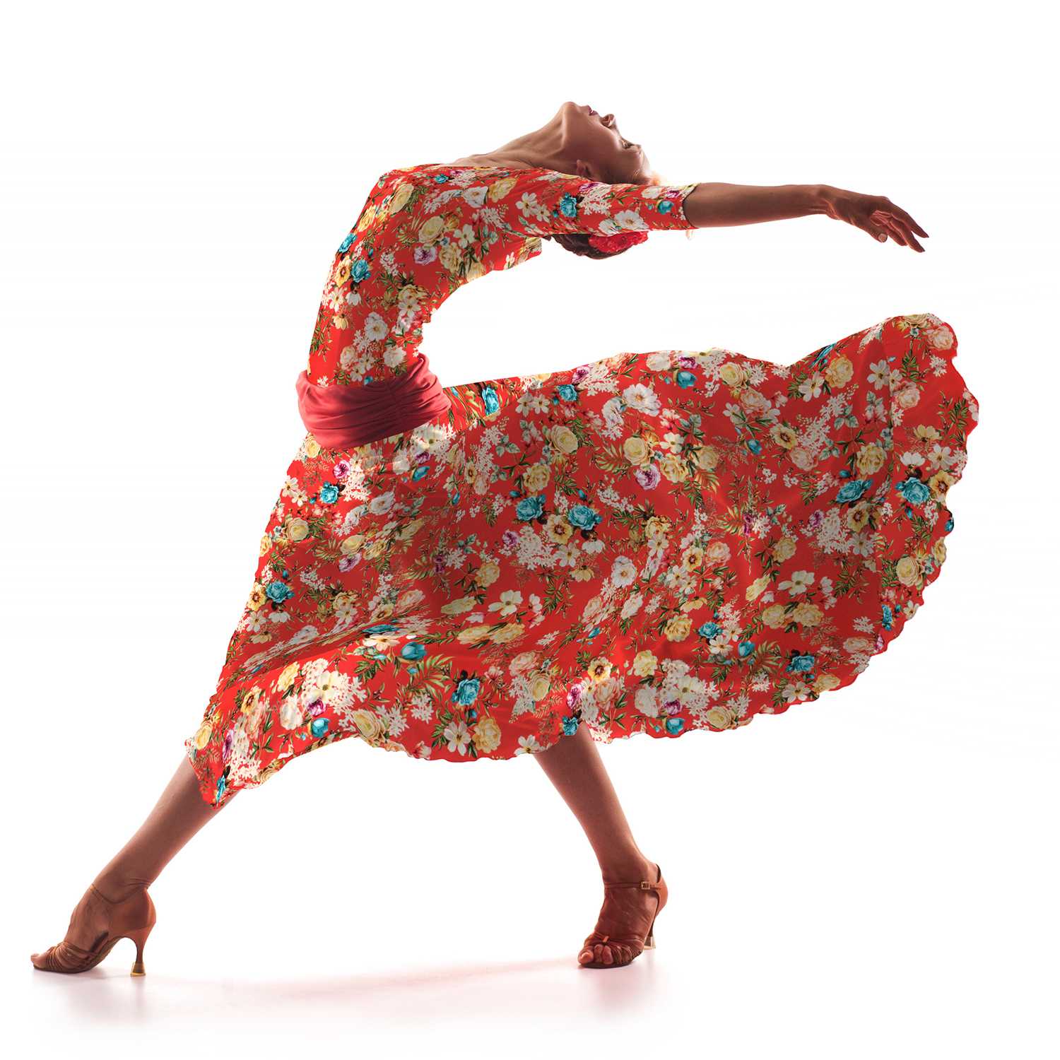 Sarja Elástica Cravos Vermelho - Ribes y Casals