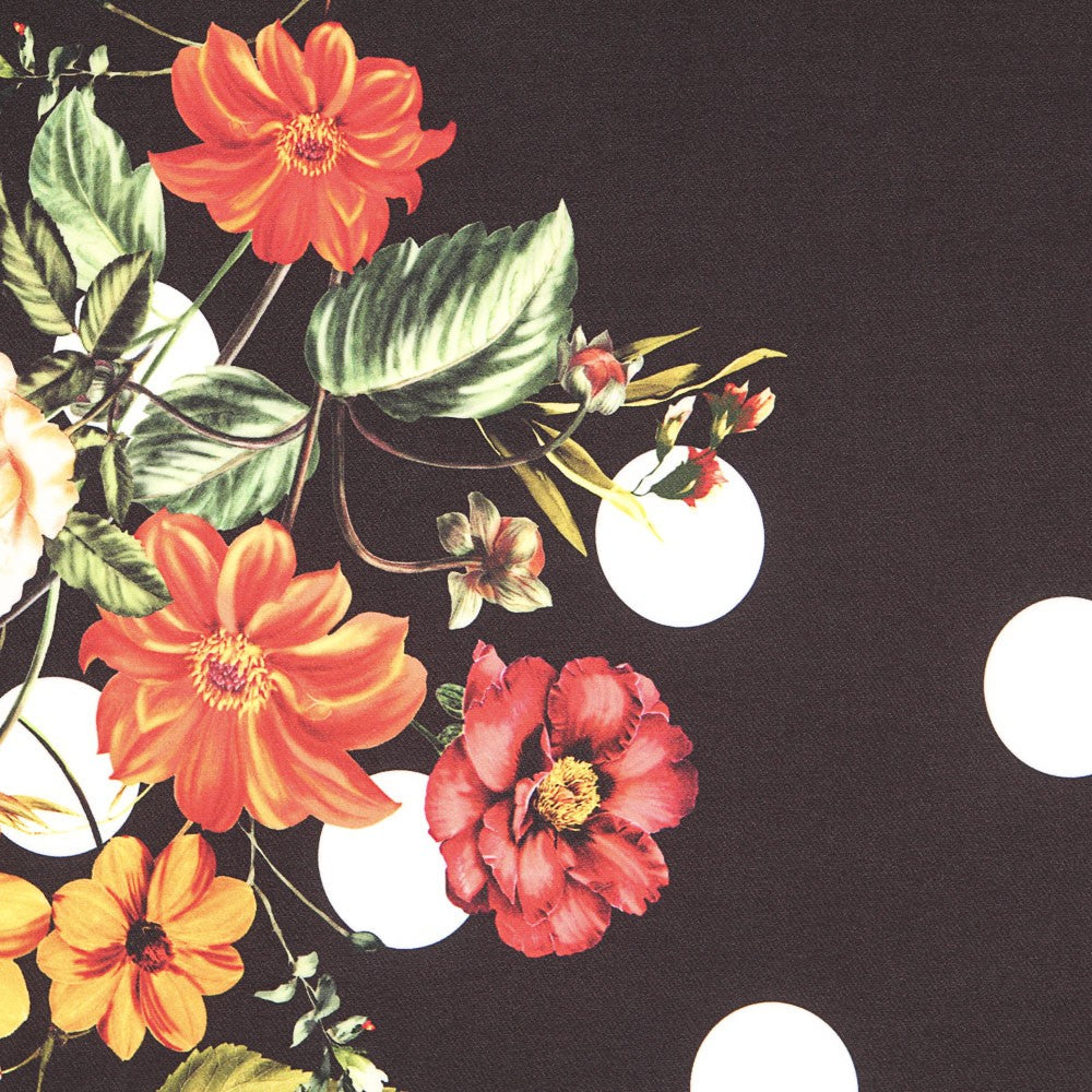 Sarja Elástica Flamenca Preta - Ribes y Casals