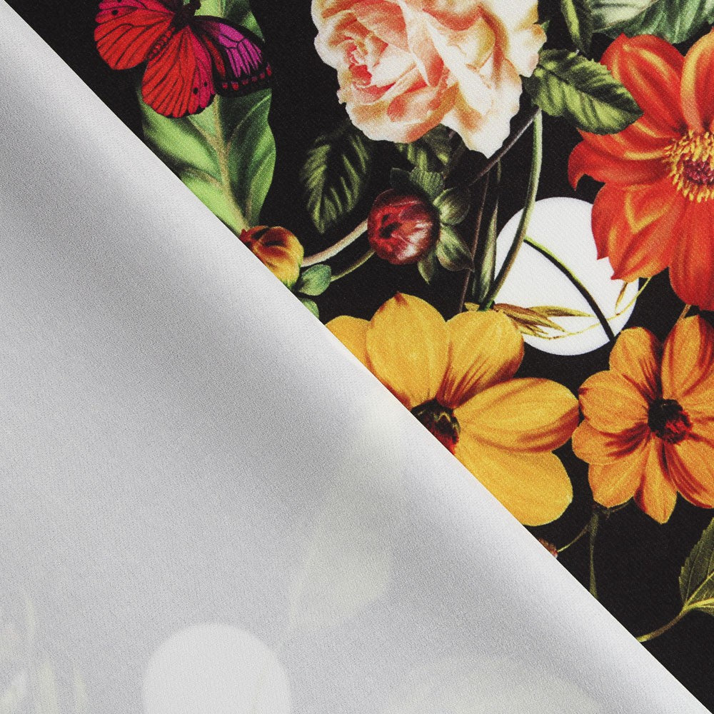 Sarja Elástica Flamenca Preta - Ribes y Casals