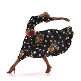 Sarja Elástica Flamenca Preta - Ribes y Casals