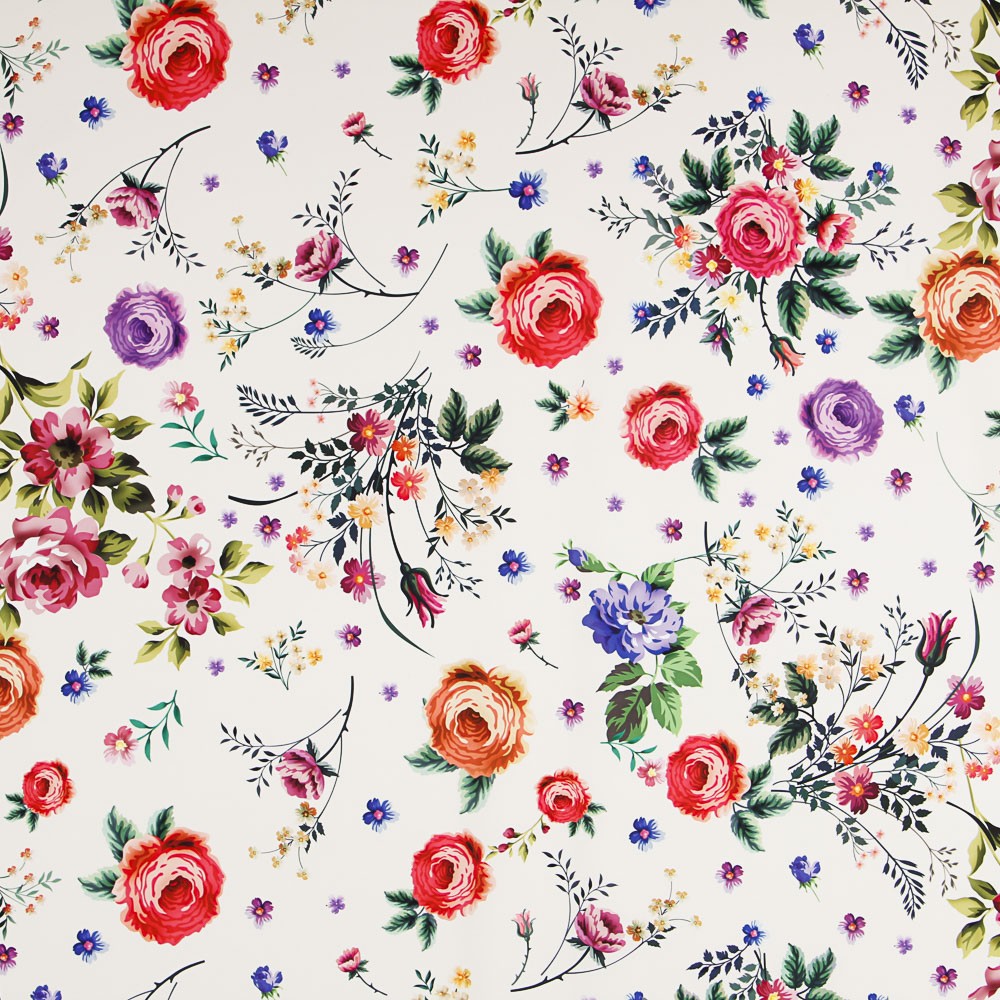 Sarja Elástica Flor Manila Crua - Ribes y Casals