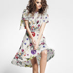 Sarja Elástica Flor Manila Crua - Ribes y Casals