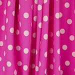 Sarja Elástica Bolinhas Fúscsia - Ribes y Casals