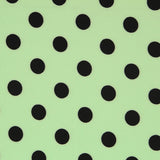 Sarja Elástica Bolinhas Preto Hortelã - Ribes y Casals