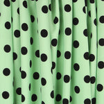 Sarja Elástica Bolinhas Preto Hortelã - Ribes y Casals