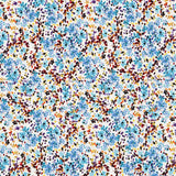Sarja Viscose Florzinhas Azul - Ribes y Casals