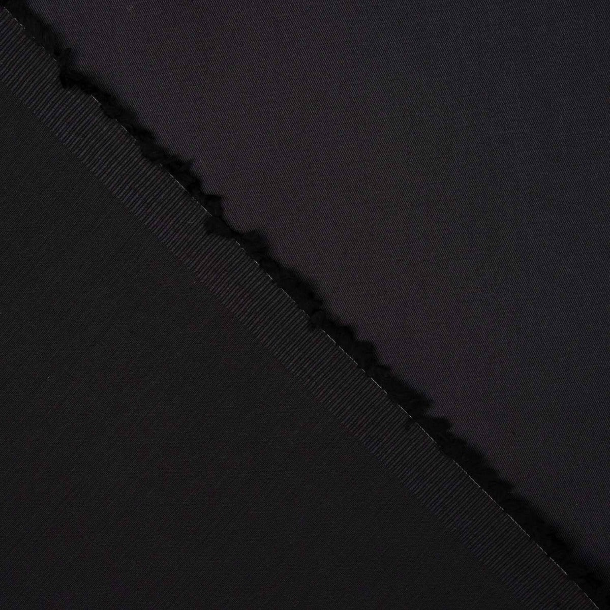 Retal Sarga Algodón Elástico Negro 45x150 cms - Ribes y Casals