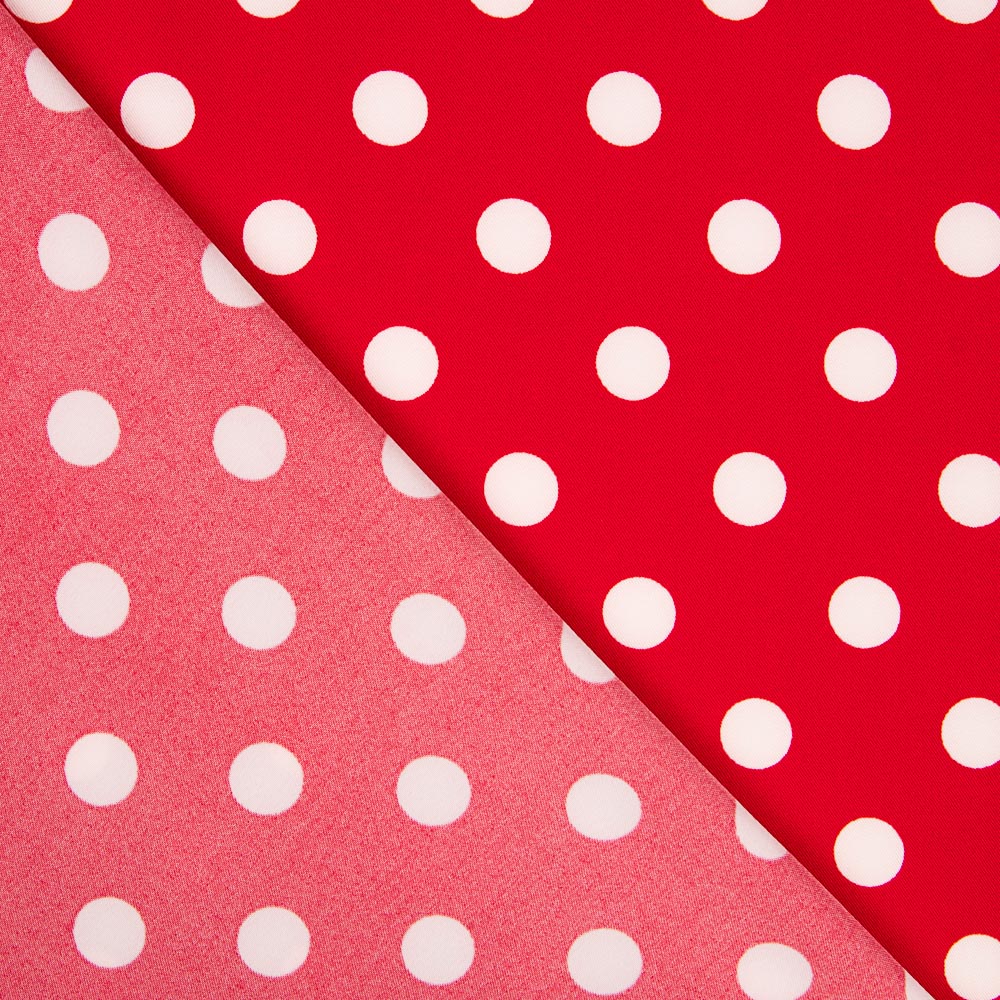 Sarga Elástica Bolinhas Vermelhas - Ribes y Casals