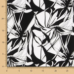 Cetim Algodão Estampado Preto e Branco - Ribes y Casals