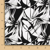 Cetim Algodão Estampado Preto e Branco - Ribes y Casals