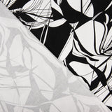 Cetim Algodão Estampado Preto e Branco - Ribes y Casals