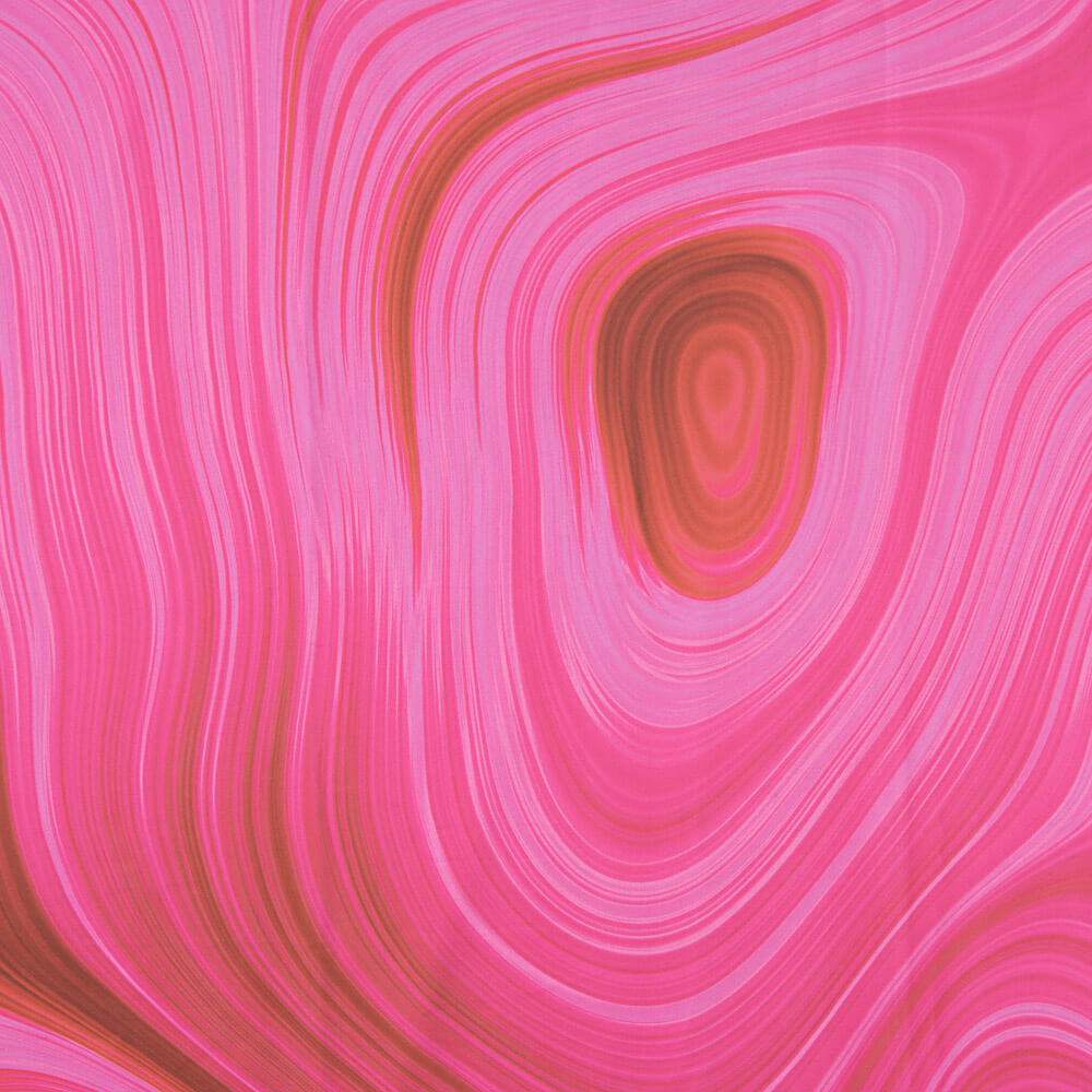 Cetim Estampado Abstrato Fúcsia - Ribes y Casals