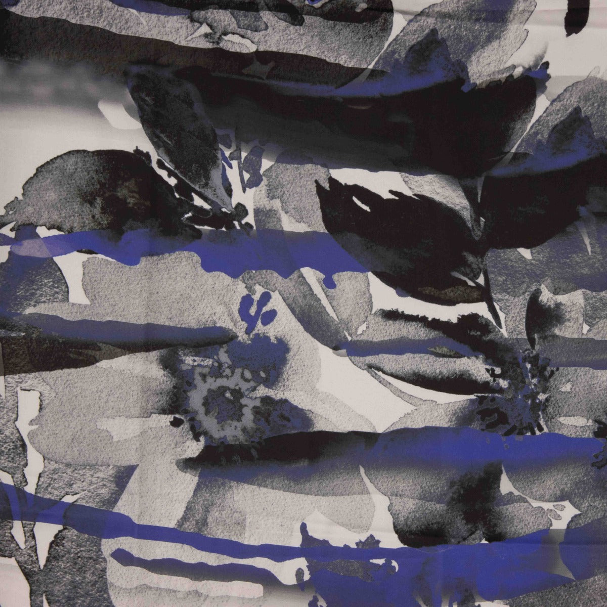 Cetim Estampado Arica Azul - Ribes y Casals