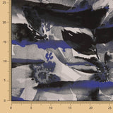 Cetim Estampado Arica Azul - Ribes y Casals