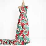 Cetim Estampado Bicolor Selva - Ribes y Casals