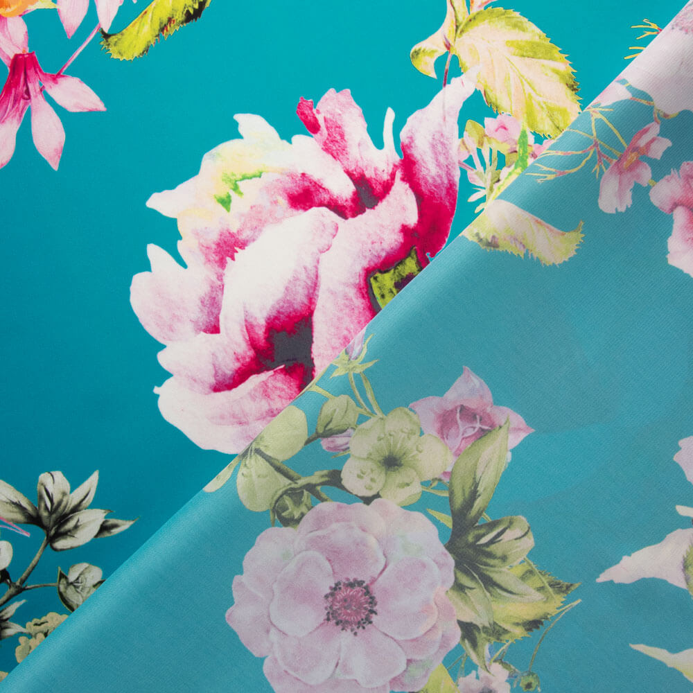 Cetim Estampado Cretone Canard - Ribes y Casals