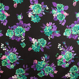 Cetim Estampado Cretonero Preto - Ribes y Casals