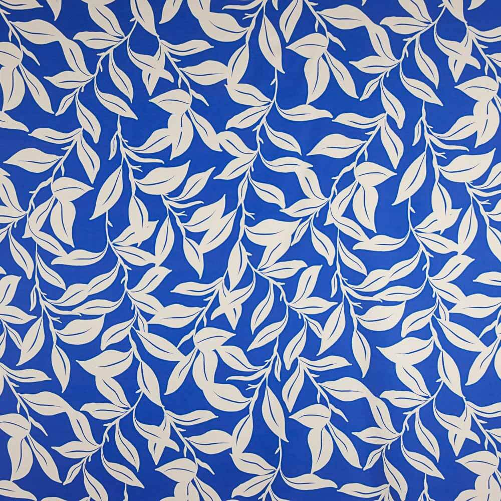 Cetim Estampado Hena Azul - Ribes y Casals