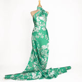 Cetim Estampado Kimono Menta - Ribes y Casals