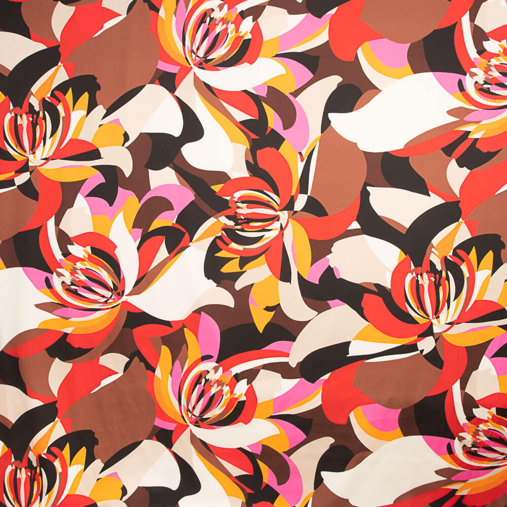 Cetim Estampado Multicolorido Arte - Ribes y Casals