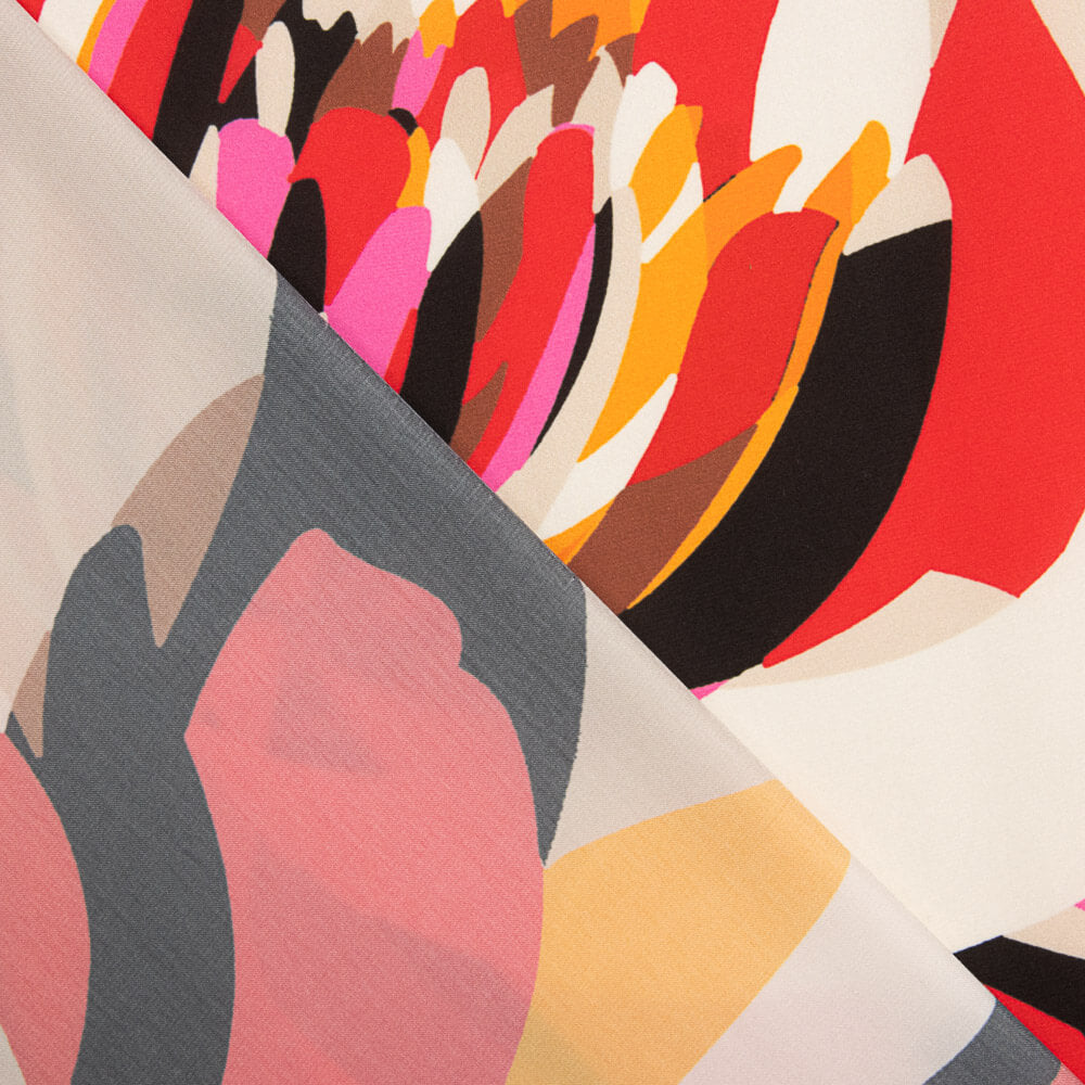 Cetim Estampado Multicolorido Arte - Ribes y Casals
