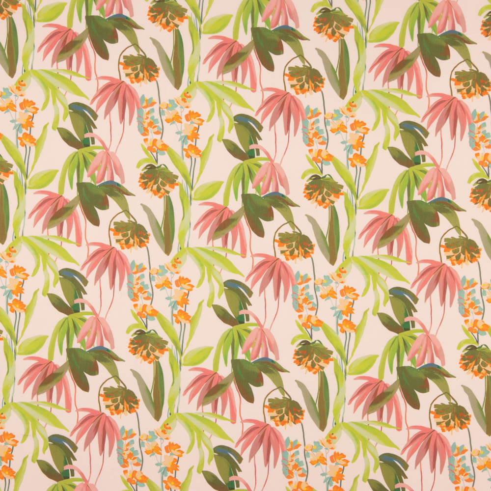 Cetim Estampado em tons Pastel Suave - Ribes y Casals