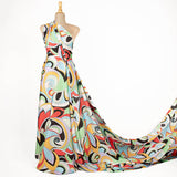 Cetim Estampado Pucci Multicolorido - Ribes y Casals