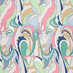 Cetim Estampado Retrô Verde - Ribes y Casals
