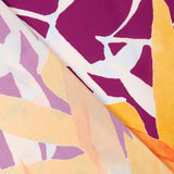 Cetim Com Estampado Tropical Laranja - Ribes y Casals