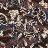 Cetim Jacquard Bosque Castanho - Ribes y Casals