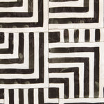 Cetim Jacquard Geométrico Preto - Ribes y Casals