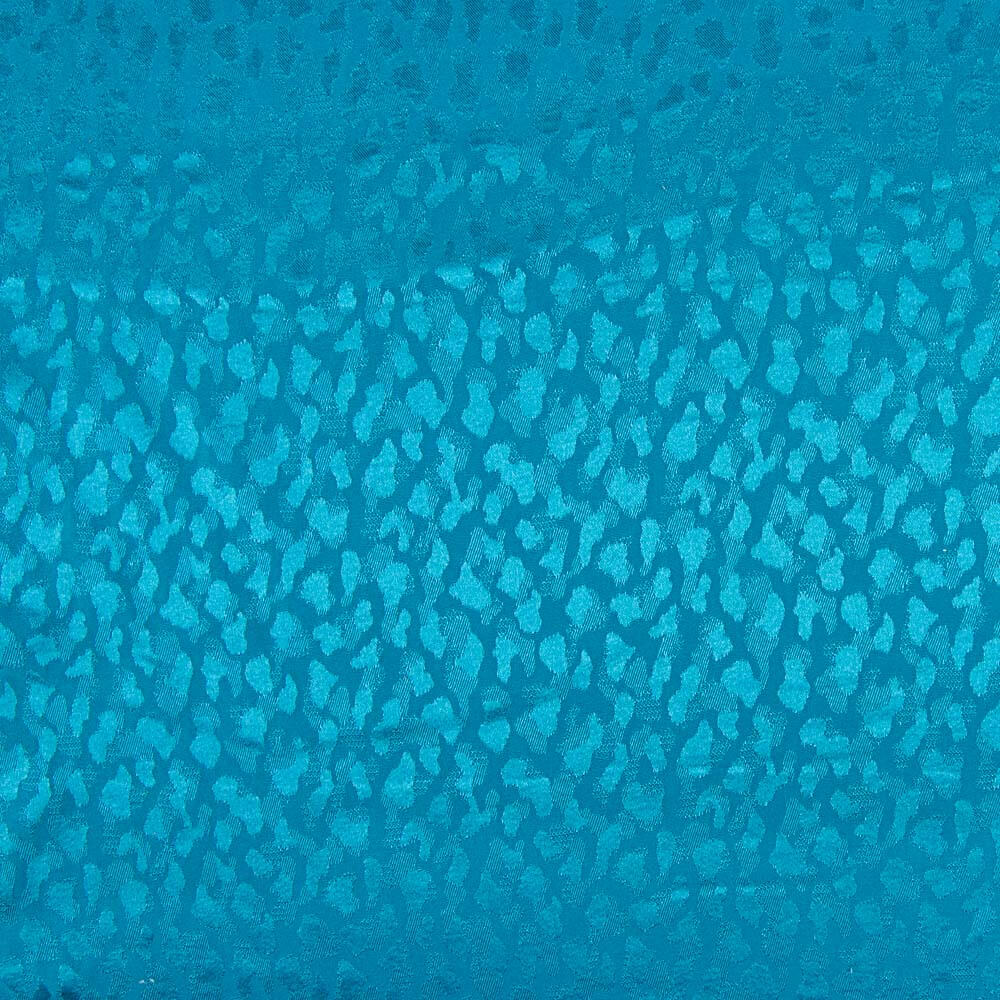 Cetim Jacquard Viscose Azul Canard - Ribes y Casals