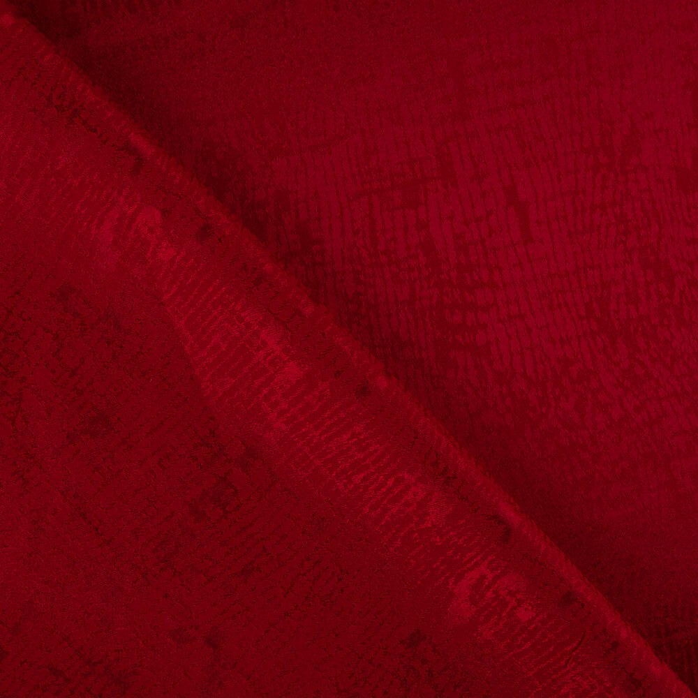 Cetim Jacquard Viscose Vermelho - Ribes y Casals