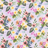 Cetim Mate Floral Lavanda - Ribes y Casals
