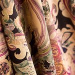 Satén Poliéster Cachemire Felino - Ribes y Casals