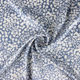 Cetim Poliéster Estampado Azul - Ribes y Casals