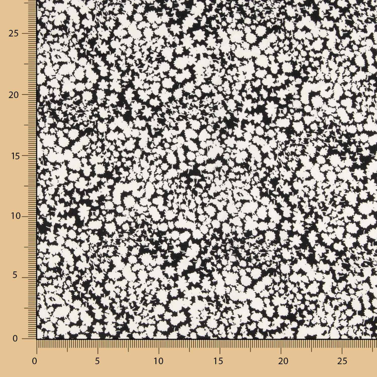 Cetim Poliéster Estampado Marinho - Ribes y Casals