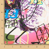 Cetim Poliéster Letras Colorida - Ribes y Casals