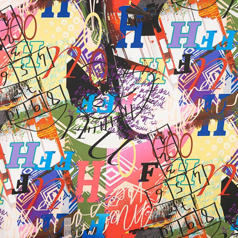 Cetim Poliéster Letras Colorida - Ribes y Casals