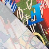 Cetim Poliéster Letras Colorida - Ribes y Casals