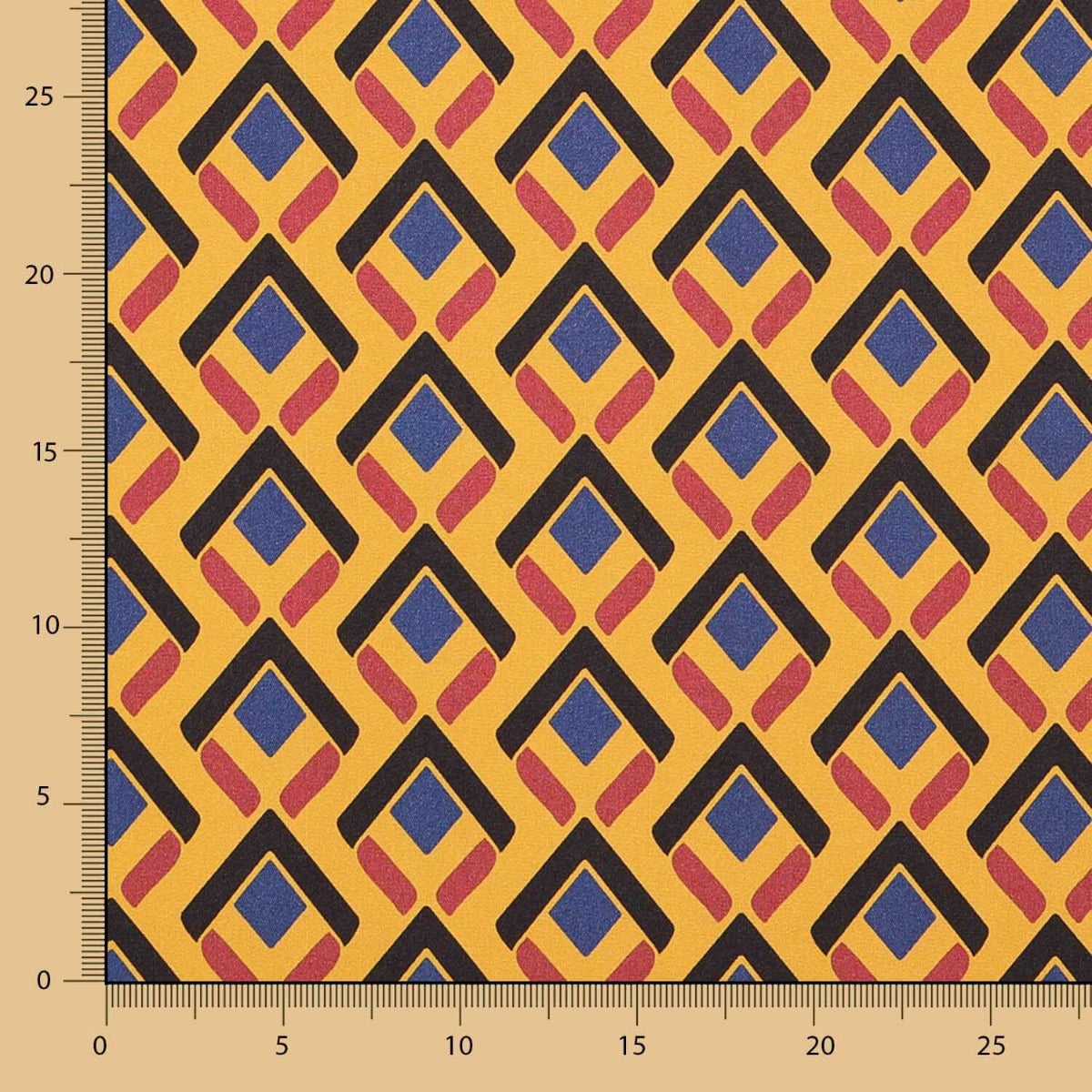 Cetim Poliéster Étnico Mokka - Ribes y Casals