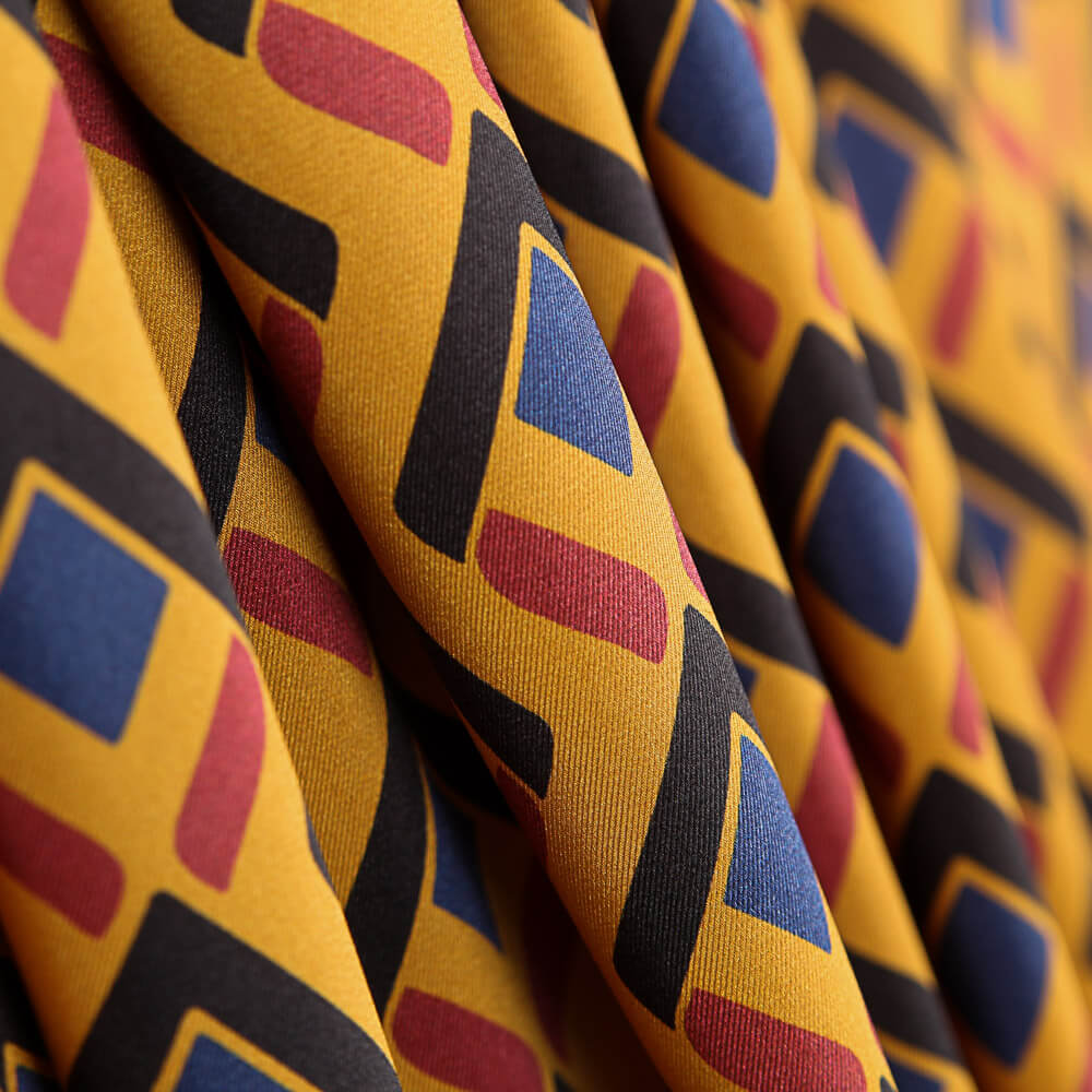 Cetim Poliéster Étnico Mokka - Ribes y Casals