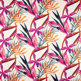 Cetim Seda Natural Estampa Floral Fúcsia - Ribes y Casals