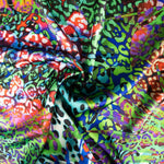 Cetim Spandex Animal Print Multicolorido - Ribes y Casals