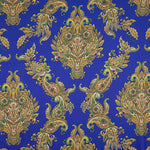 Cerceta Caxemira Cetim Spandex - Ribes y Casals