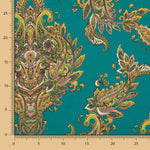 Cetim Spandex Cashmere Verde Esmeralda - Ribes y Casals