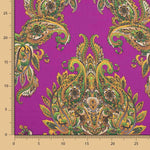 Cetim Spandex Cashmere Fúcsia - Ribes y Casals