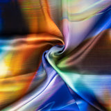 Cetim Spandex Desfocado Azul - Ribes y Casals